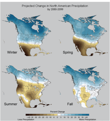 Climate graphic of US